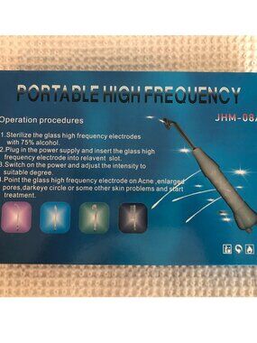Portable High-Frequency Facial Skin Care Wand Machine
